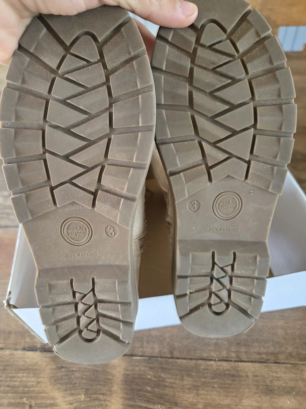 wonder nation Tan Lace-Up Boots